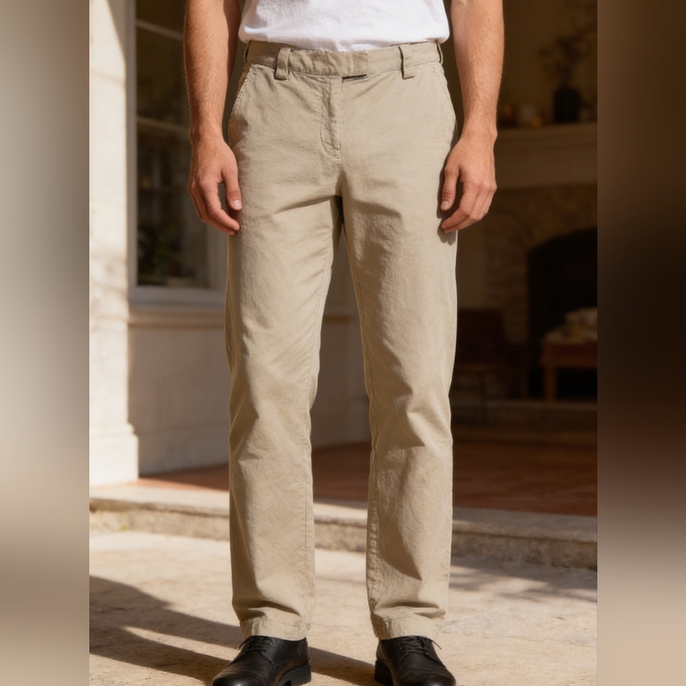 Sunday Best Khaki Chinos Size 6 Tan Wide Leg Pants High Rise Stretch  Workwear
